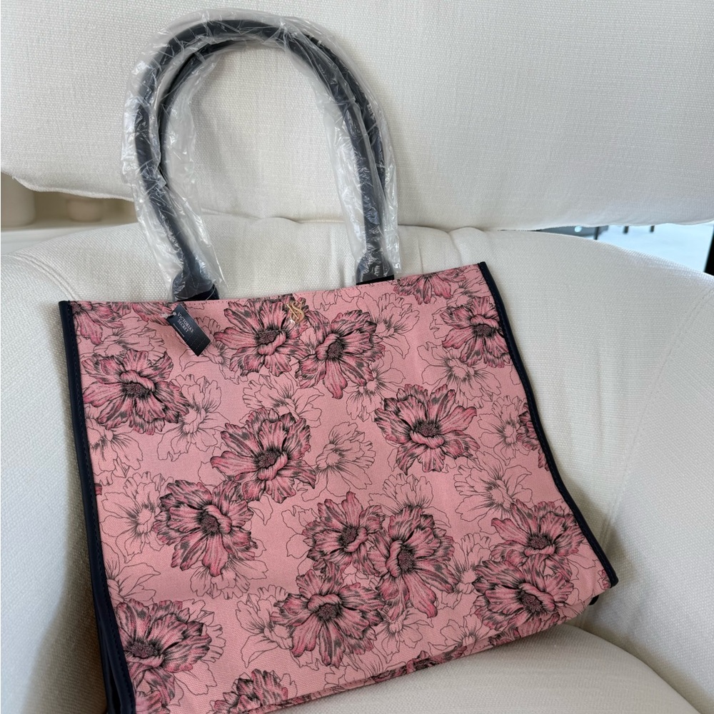 Floral Pink Tote Bag